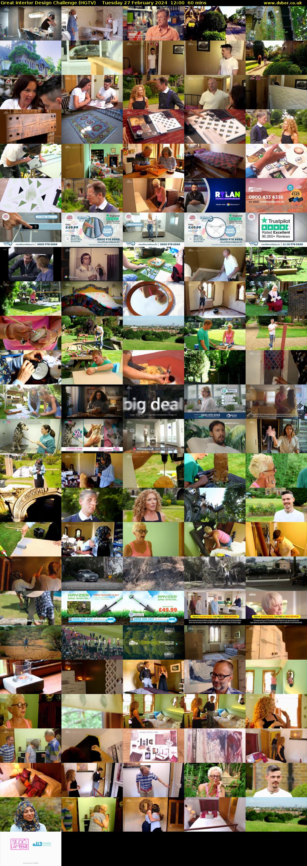 Great Interior Design Challenge (HGTV) Tuesday 27 February 2024 12:00 - 13:00
