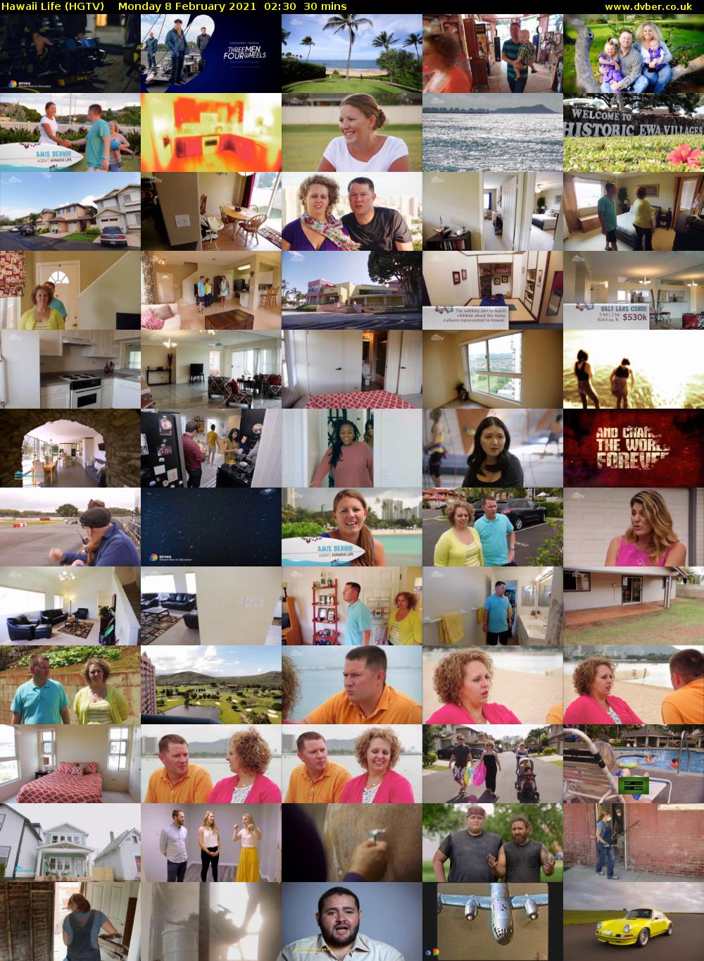 Hawaii Life (HGTV) Monday 8 February 2021 02:30 - 03:00
