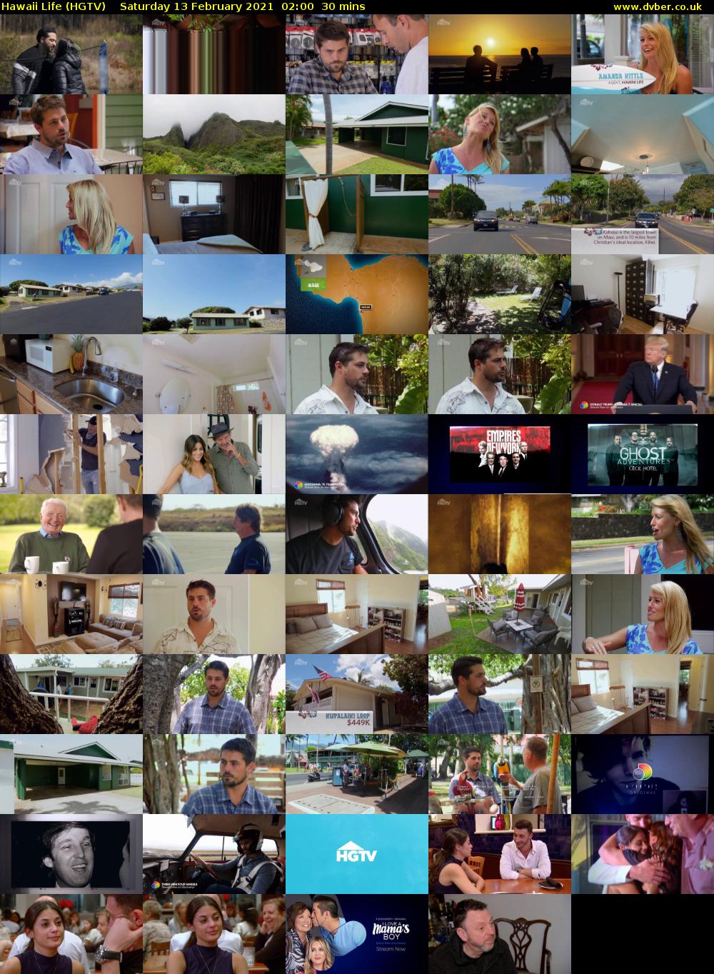Hawaii Life (HGTV) Saturday 13 February 2021 02:00 - 02:30