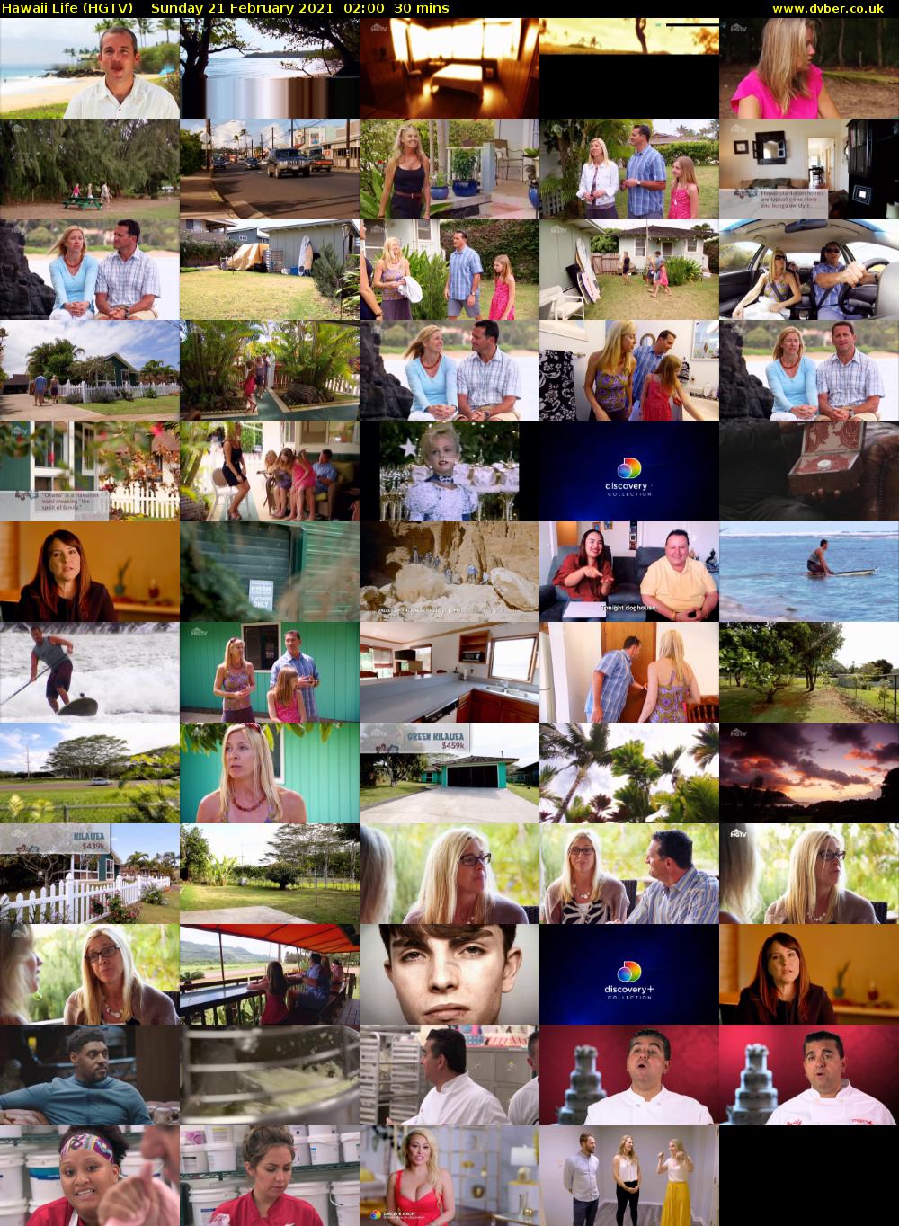 Hawaii Life (HGTV) Sunday 21 February 2021 02:00 - 02:30