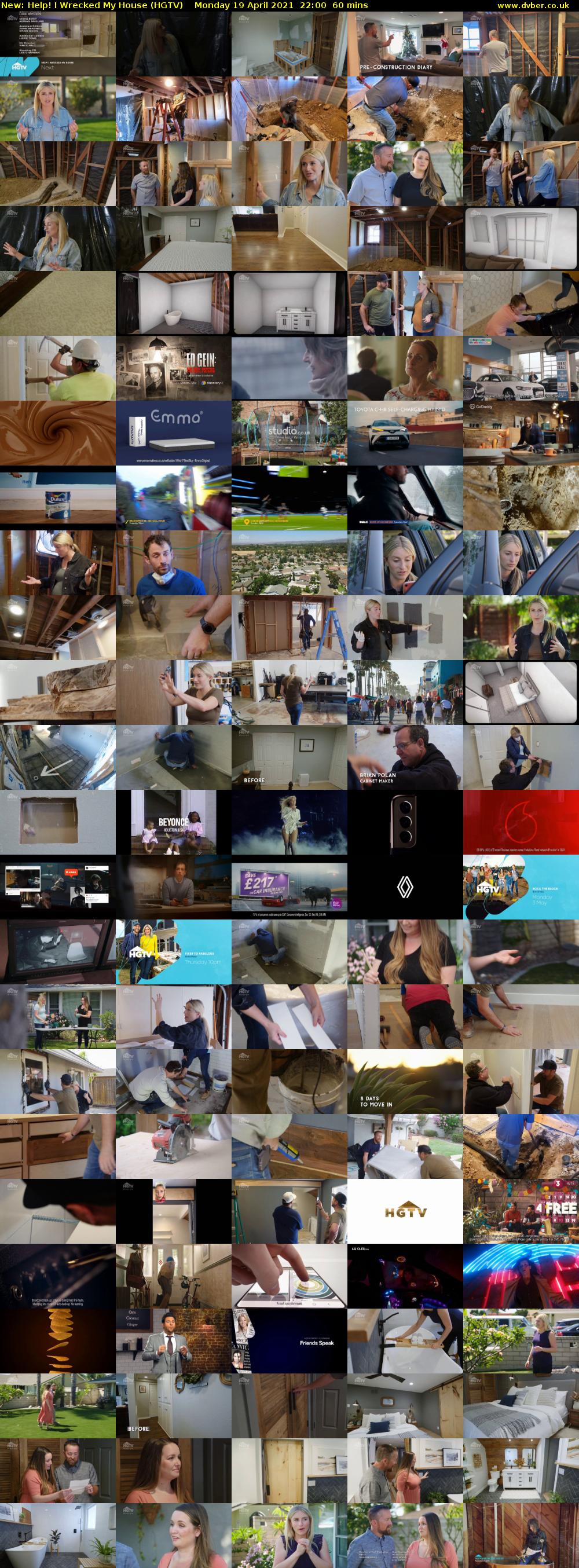 Help! I Wrecked My House (HGTV) Monday 19 April 2021 22:00 - 23:00