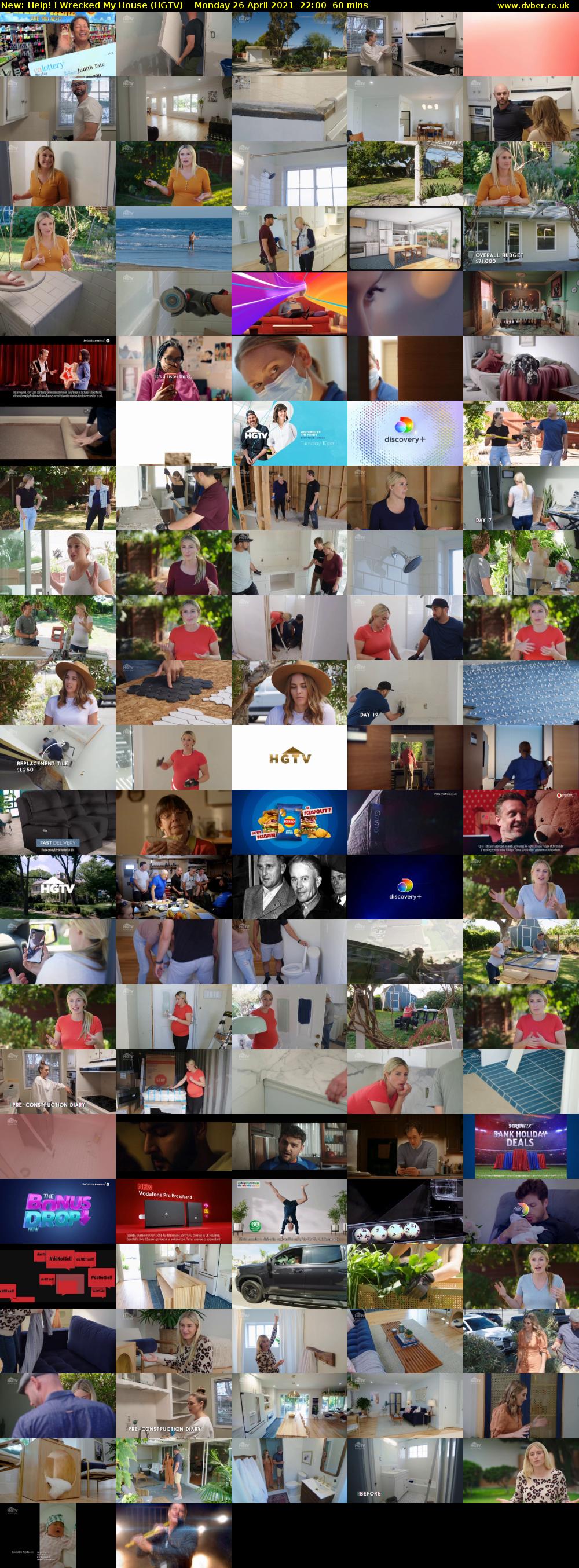Help! I Wrecked My House (HGTV) Monday 26 April 2021 22:00 - 23:00