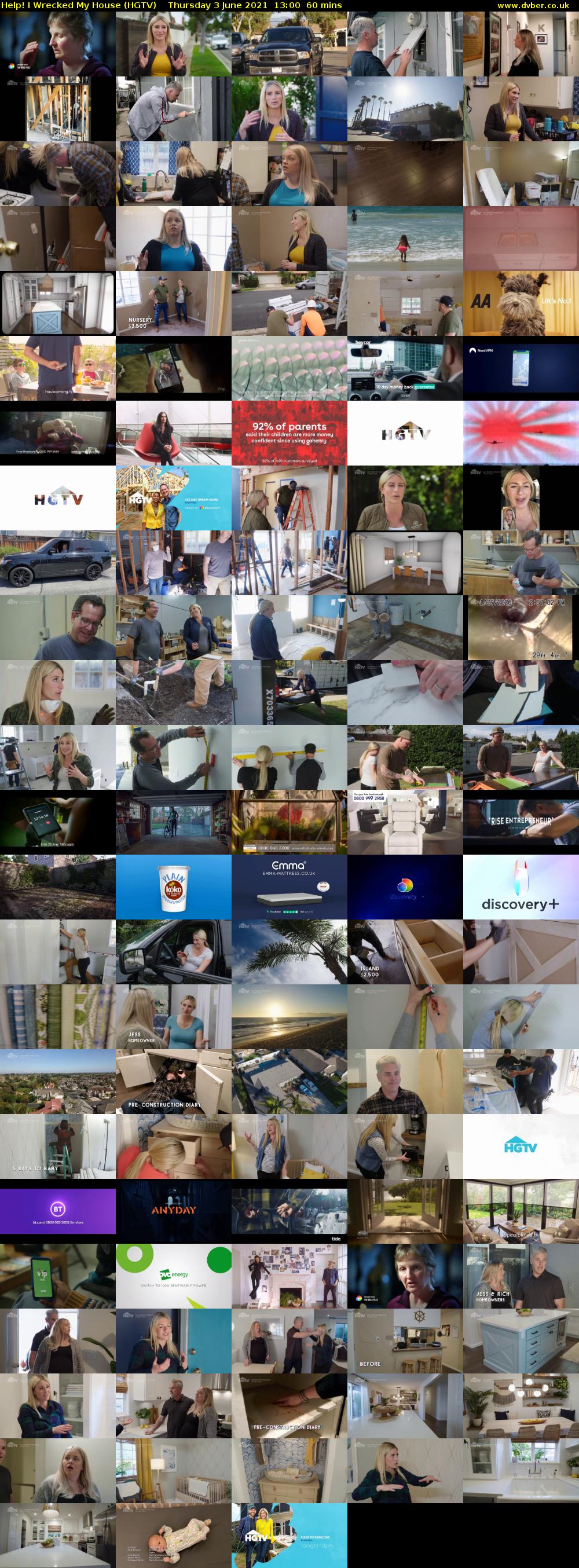 Help! I Wrecked My House (HGTV) Thursday 3 June 2021 13:00 - 14:00