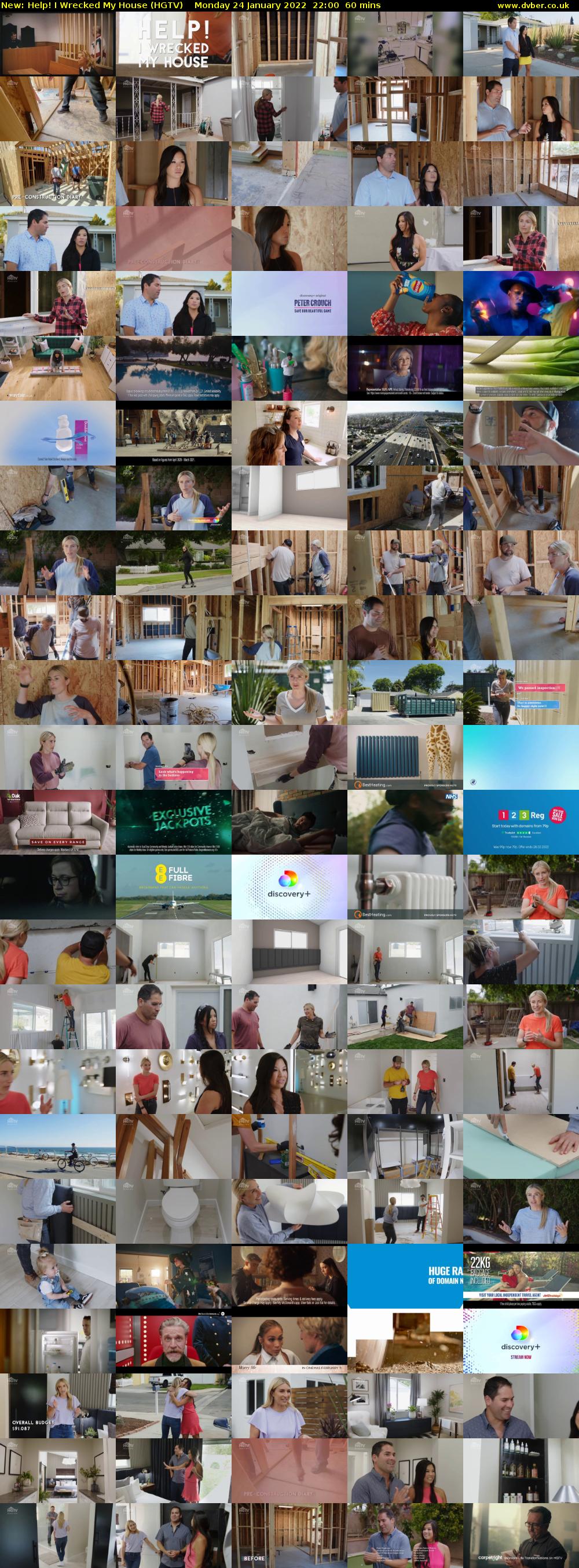 Help! I Wrecked My House (HGTV) Monday 24 January 2022 22:00 - 23:00