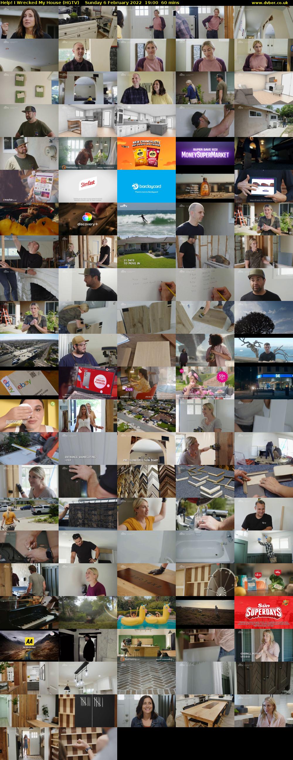 Help! I Wrecked My House (HGTV) Sunday 6 February 2022 19:00 - 20:00