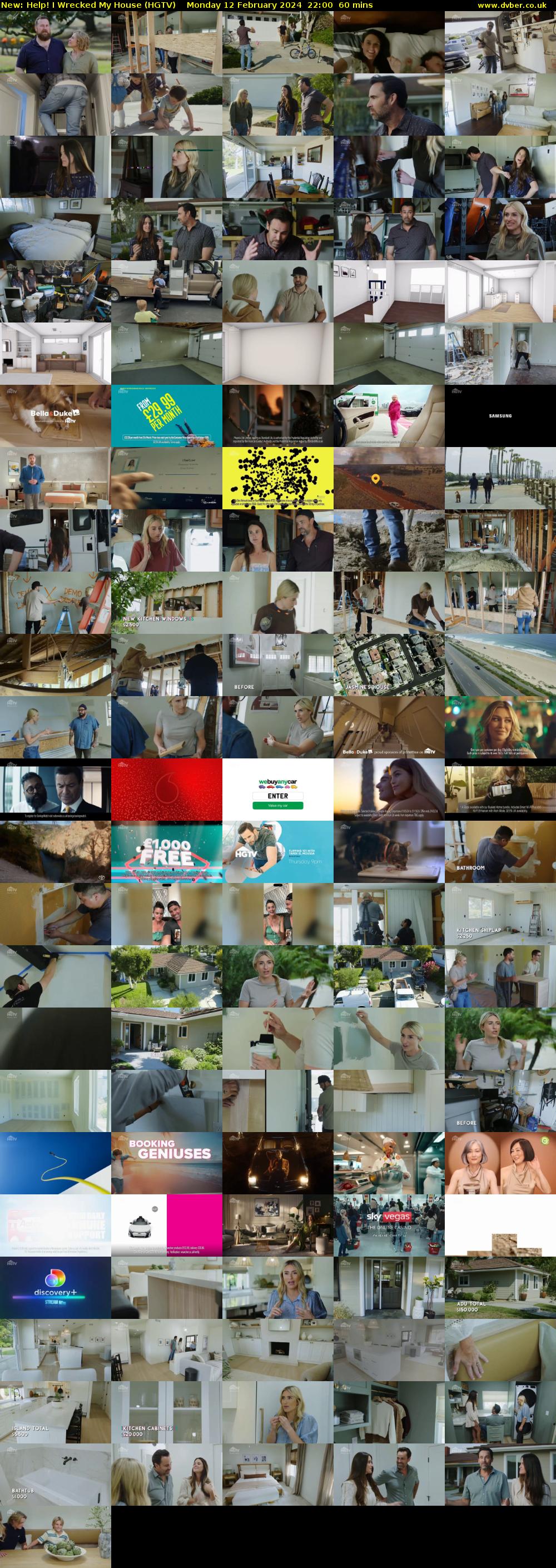 Help! I Wrecked My House (HGTV) Monday 12 February 2024 22:00 - 23:00
