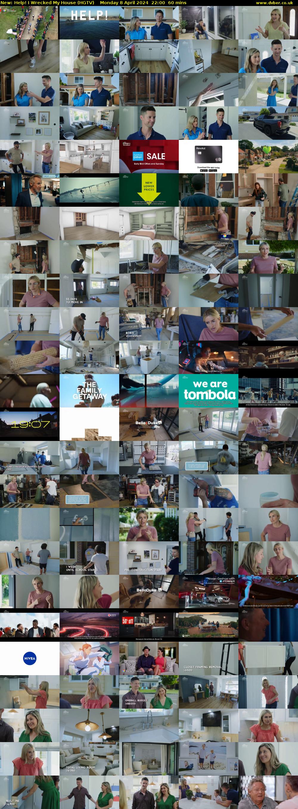 Help! I Wrecked My House (HGTV) Monday 8 April 2024 22:00 - 23:00