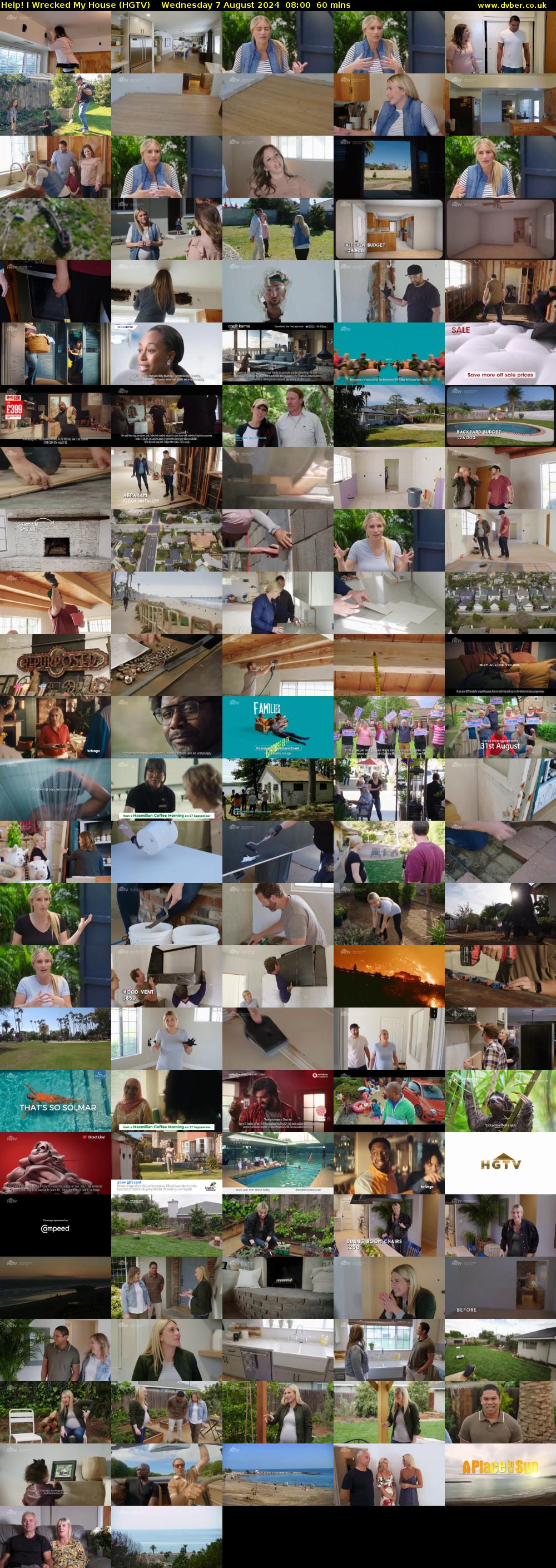 Help! I Wrecked My House (HGTV) Wednesday 7 August 2024 08:00 - 09:00