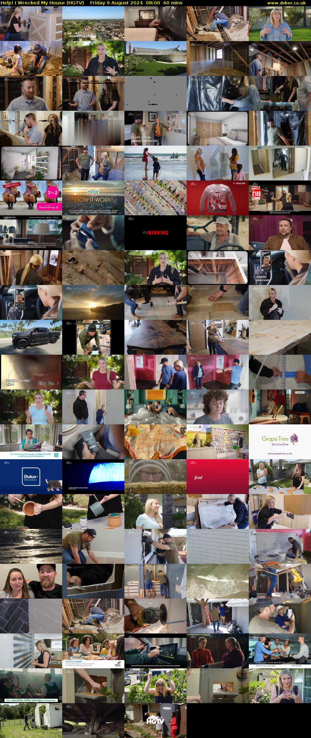 Help! I Wrecked My House (HGTV) Friday 9 August 2024 08:00 - 09:00