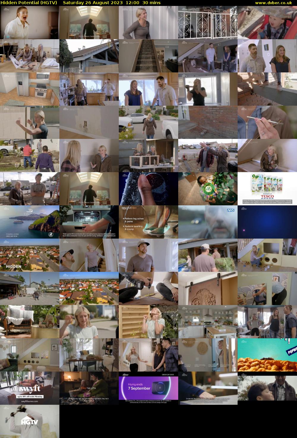 Hidden Potential (HGTV) Saturday 26 August 2023 12:00 - 12:30