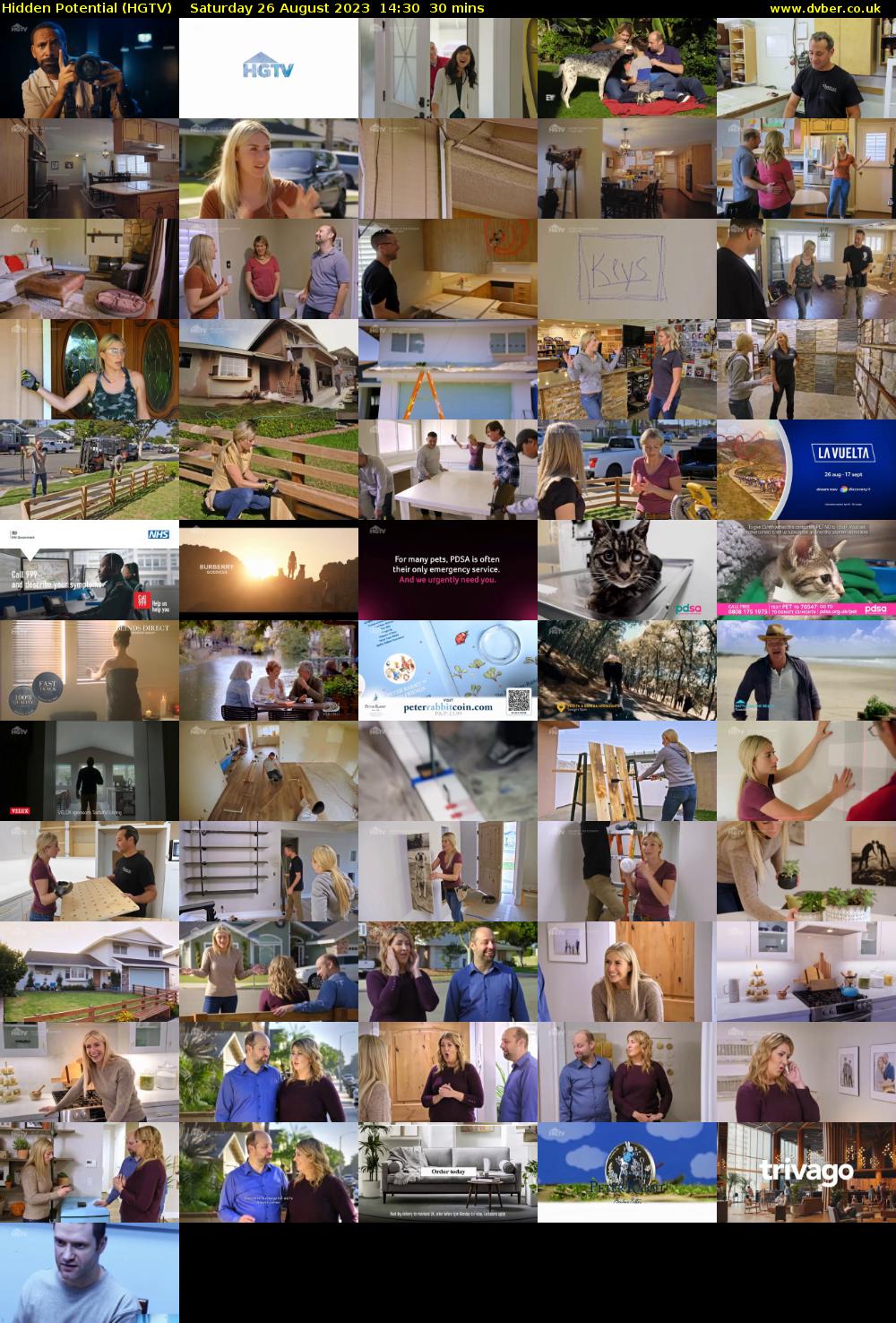 Hidden Potential (HGTV) Saturday 26 August 2023 14:30 - 15:00