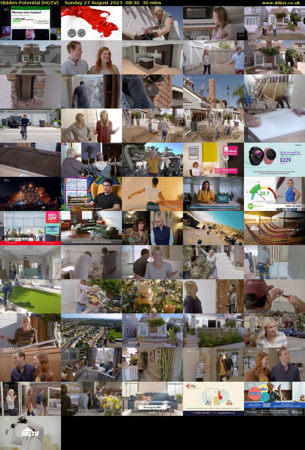 Hidden Potential (HGTV) Sunday 27 August 2023 08:30 - 09:00