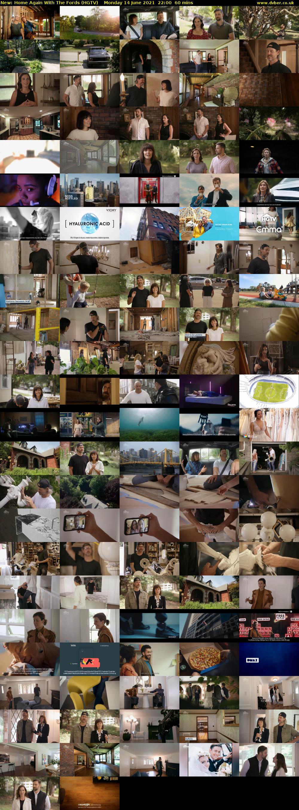 Home Again With The Fords (HGTV) Monday 14 June 2021 22:00 - 23:00