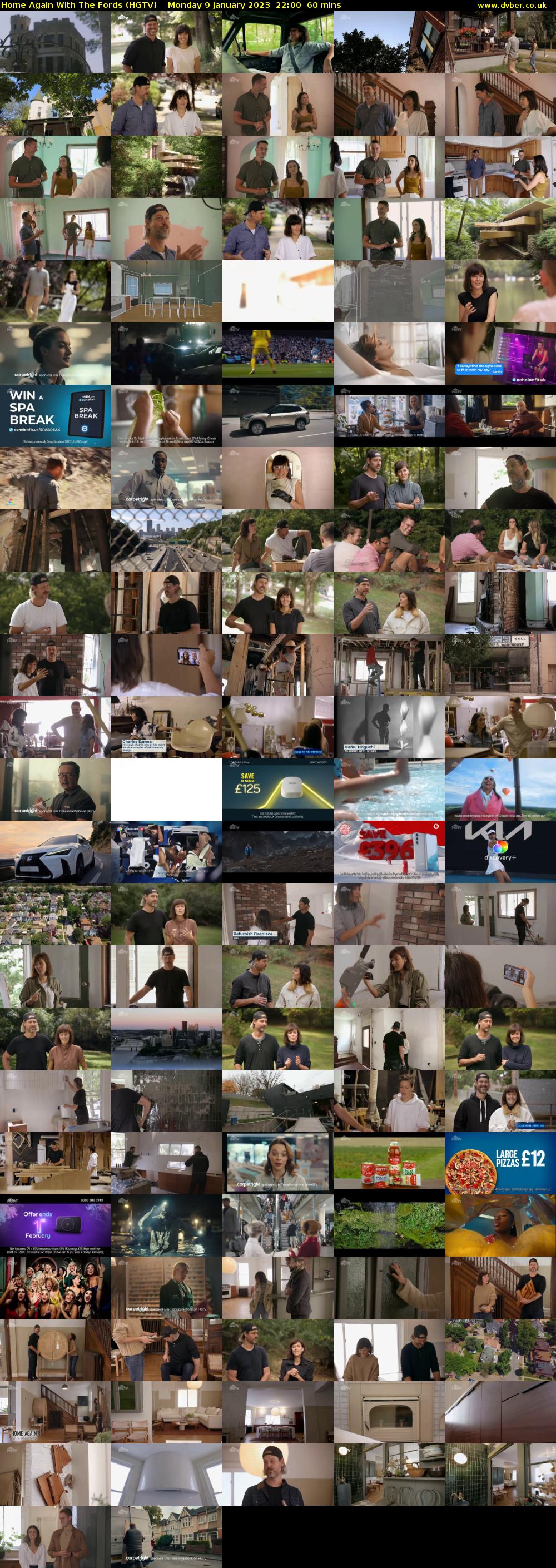 Home Again With The Fords (HGTV) Monday 9 January 2023 22:00 - 23:00