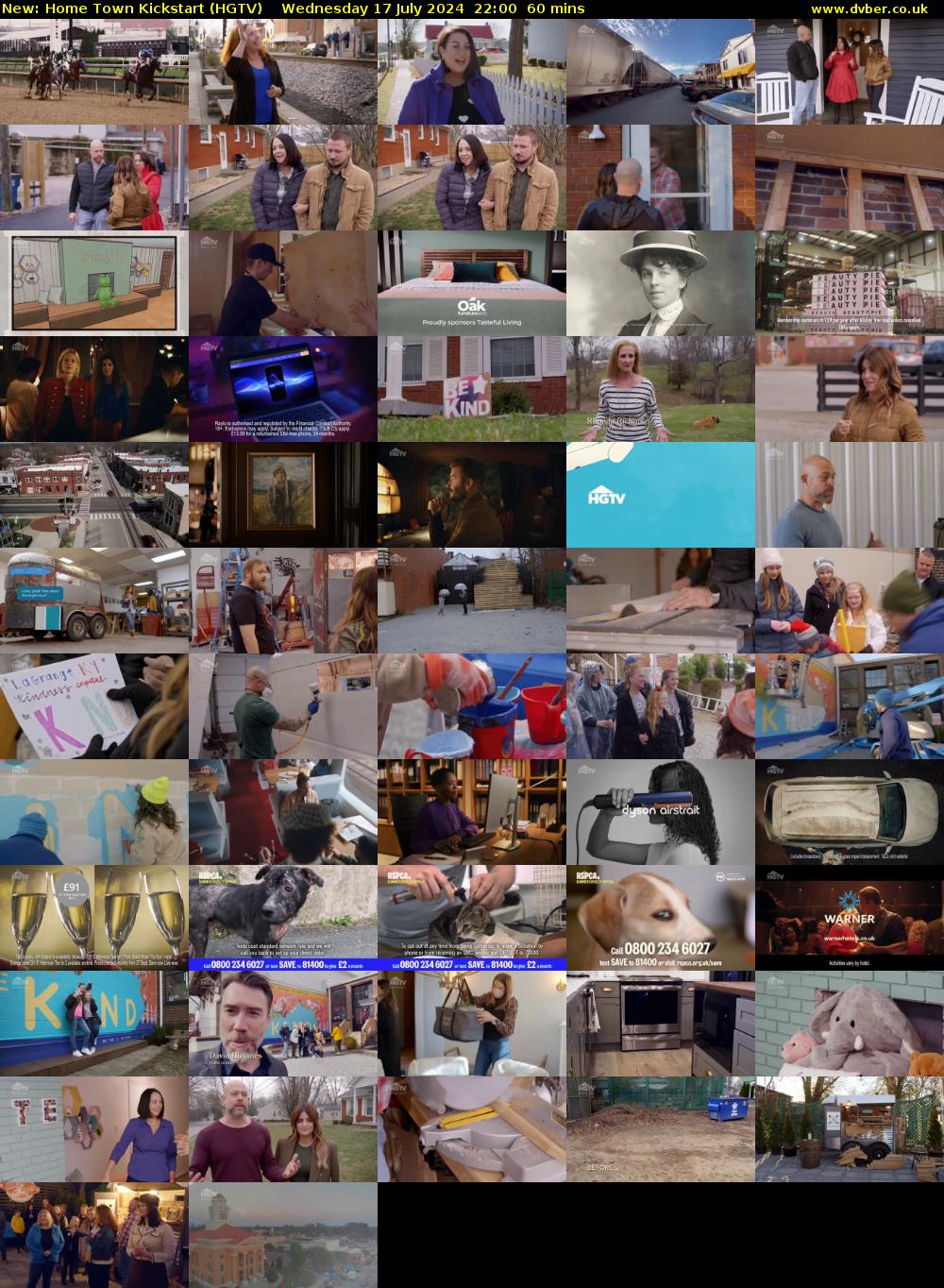 Home Town Kickstart (HGTV) Wednesday 17 July 2024 22:00 - 23:00