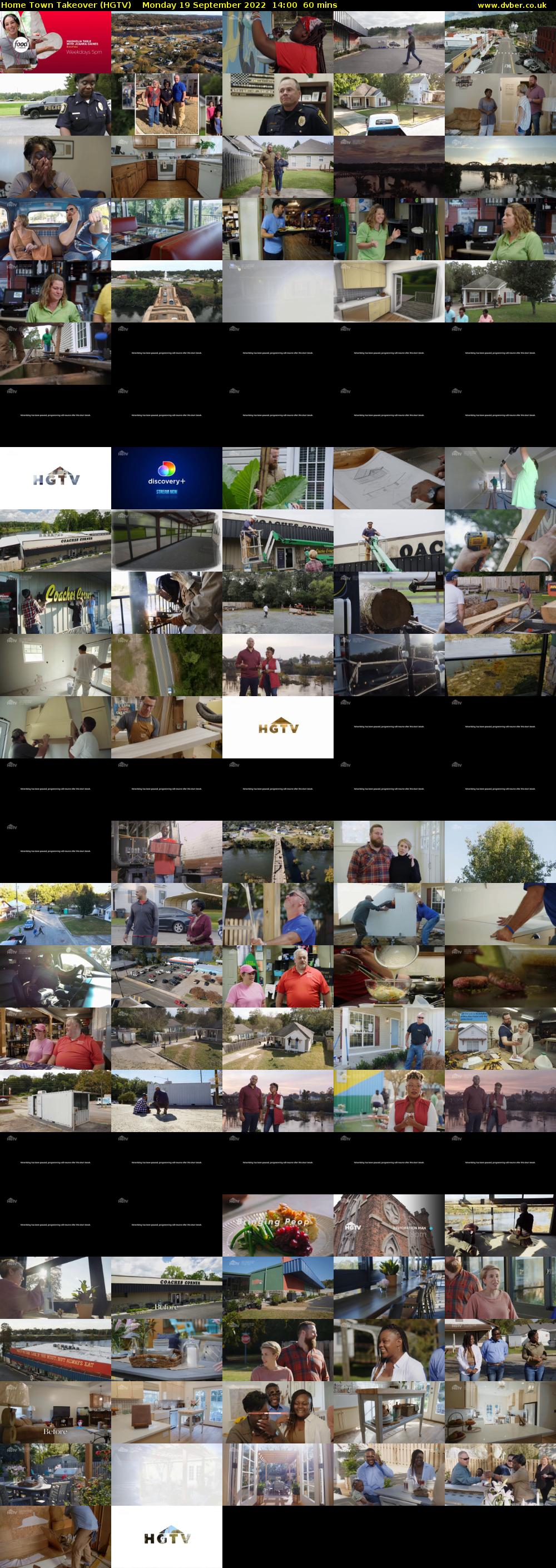 Home Town Takeover (HGTV) Monday 19 September 2022 14:00 - 15:00