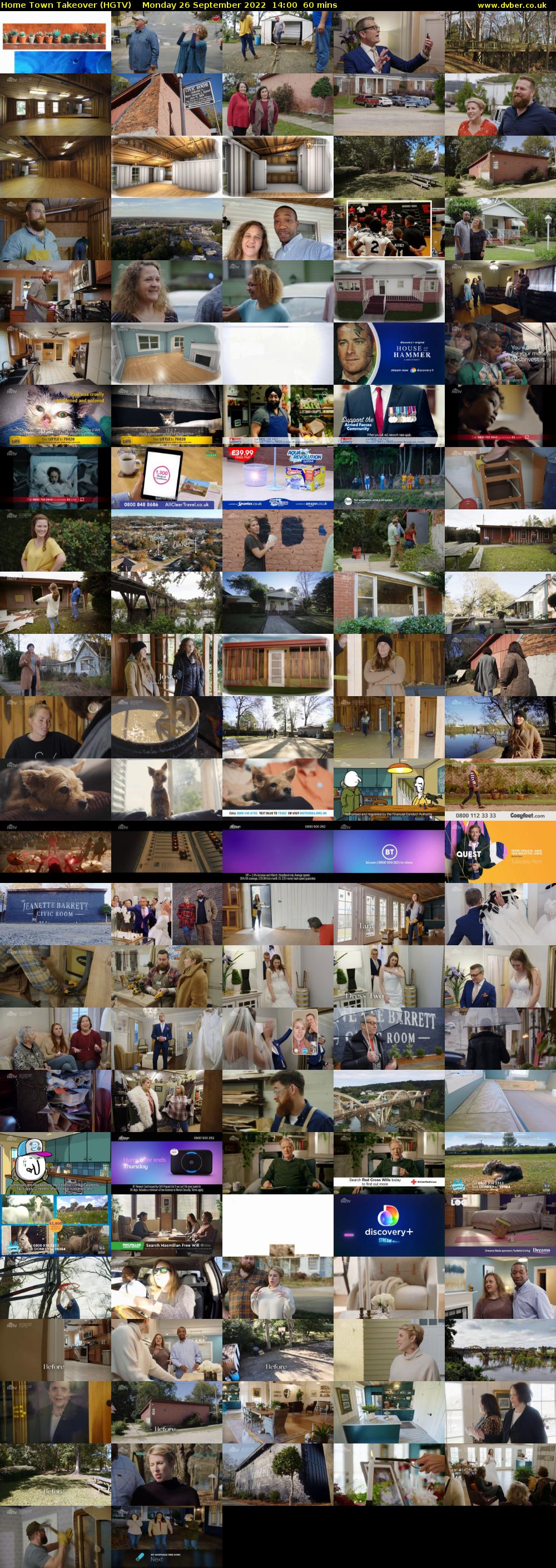 Home Town Takeover (HGTV) Monday 26 September 2022 14:00 - 15:00