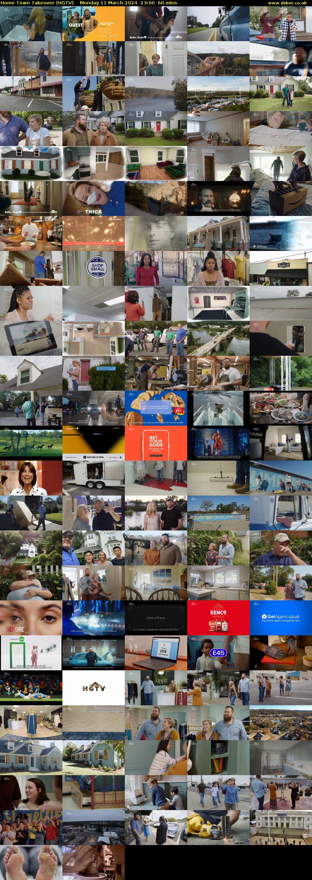 Home Town Takeover (HGTV) Monday 11 March 2024 23:00 - 00:00