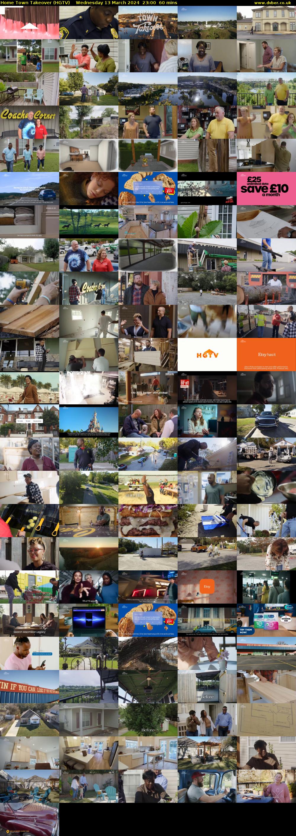 Home Town Takeover (HGTV) Wednesday 13 March 2024 23:00 - 00:00