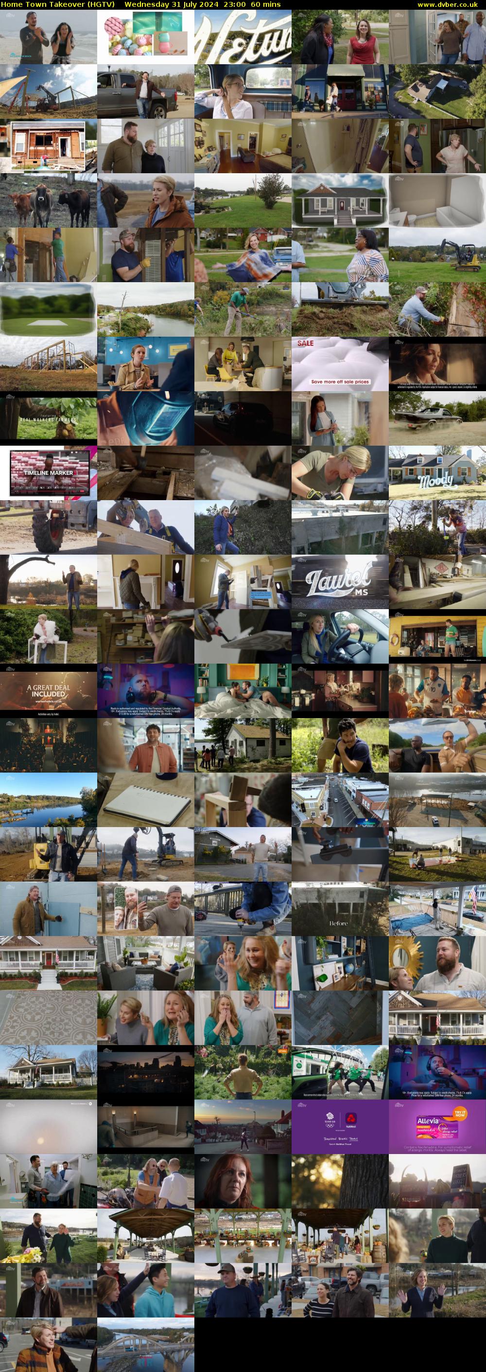 Home Town Takeover (HGTV) Wednesday 31 July 2024 23:00 - 00:00