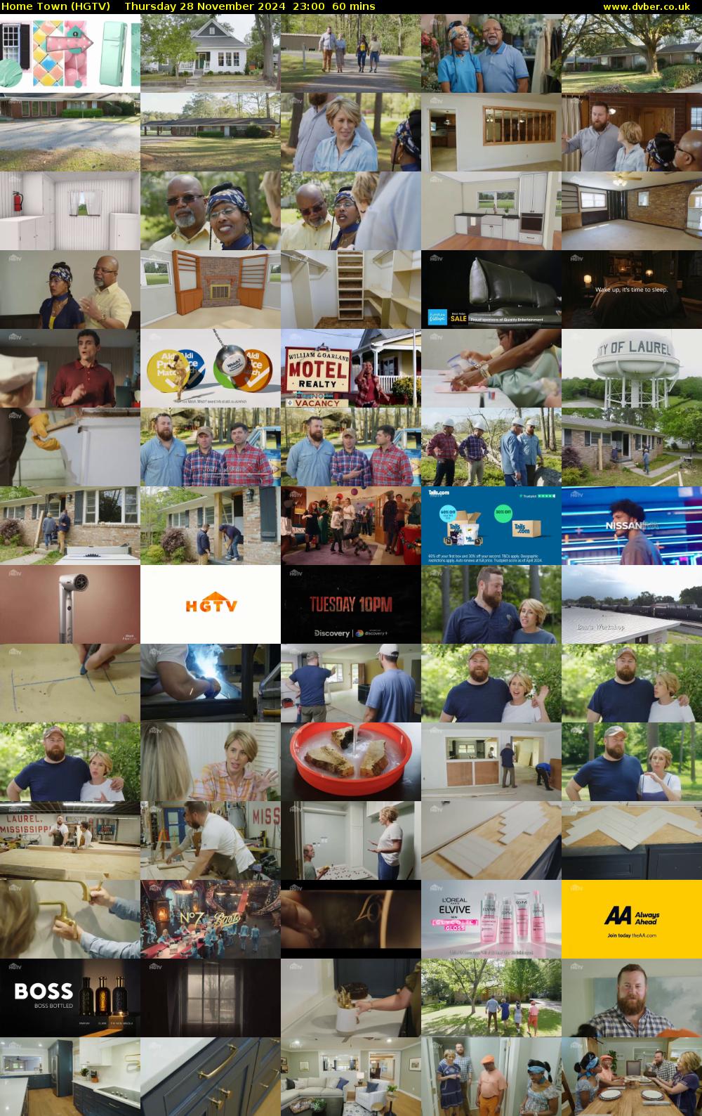 Home Town (HGTV) Thursday 28 November 2024 23:00 - 00:00