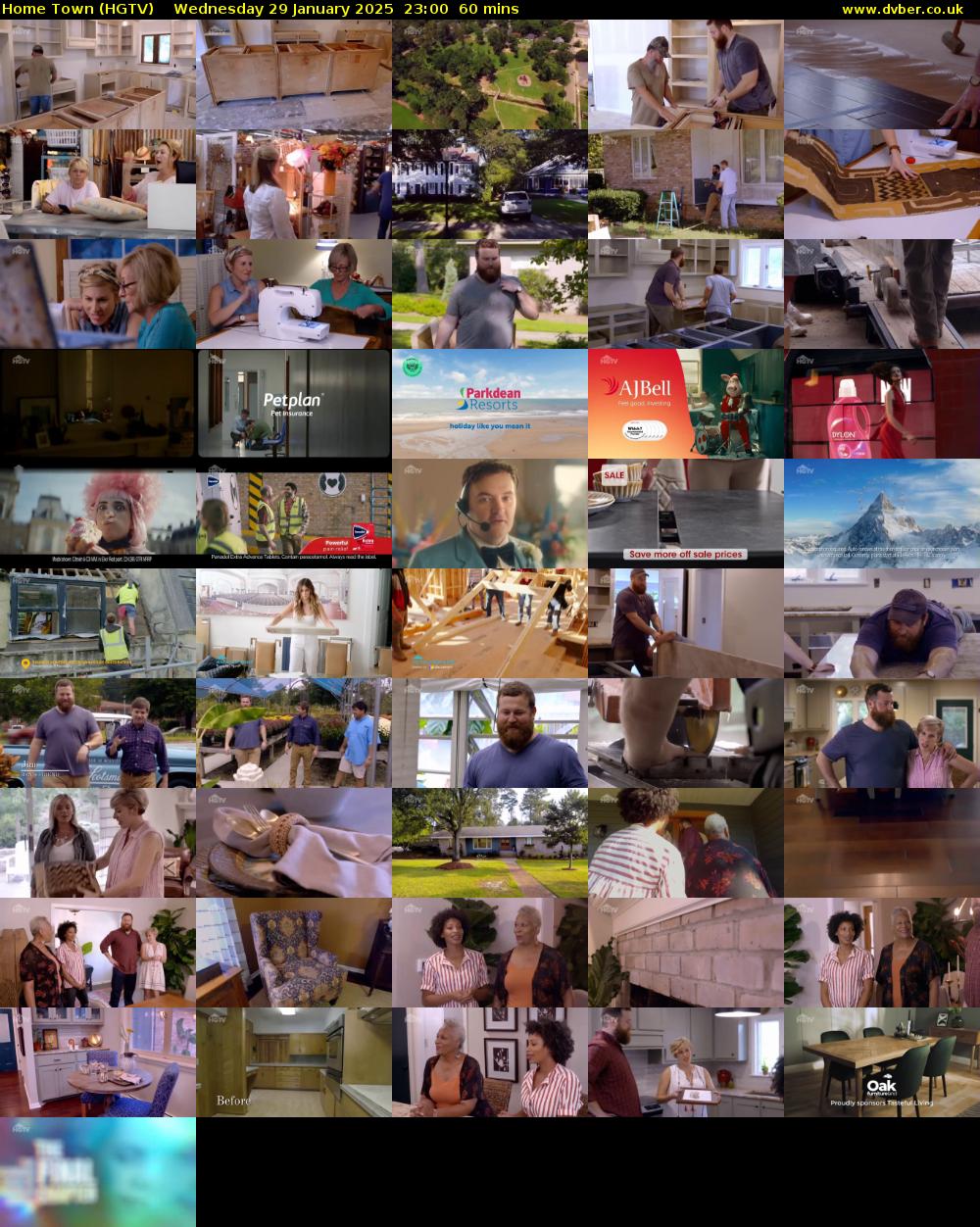 Home Town (HGTV) Wednesday 29 January 2025 23:00 - 00:00