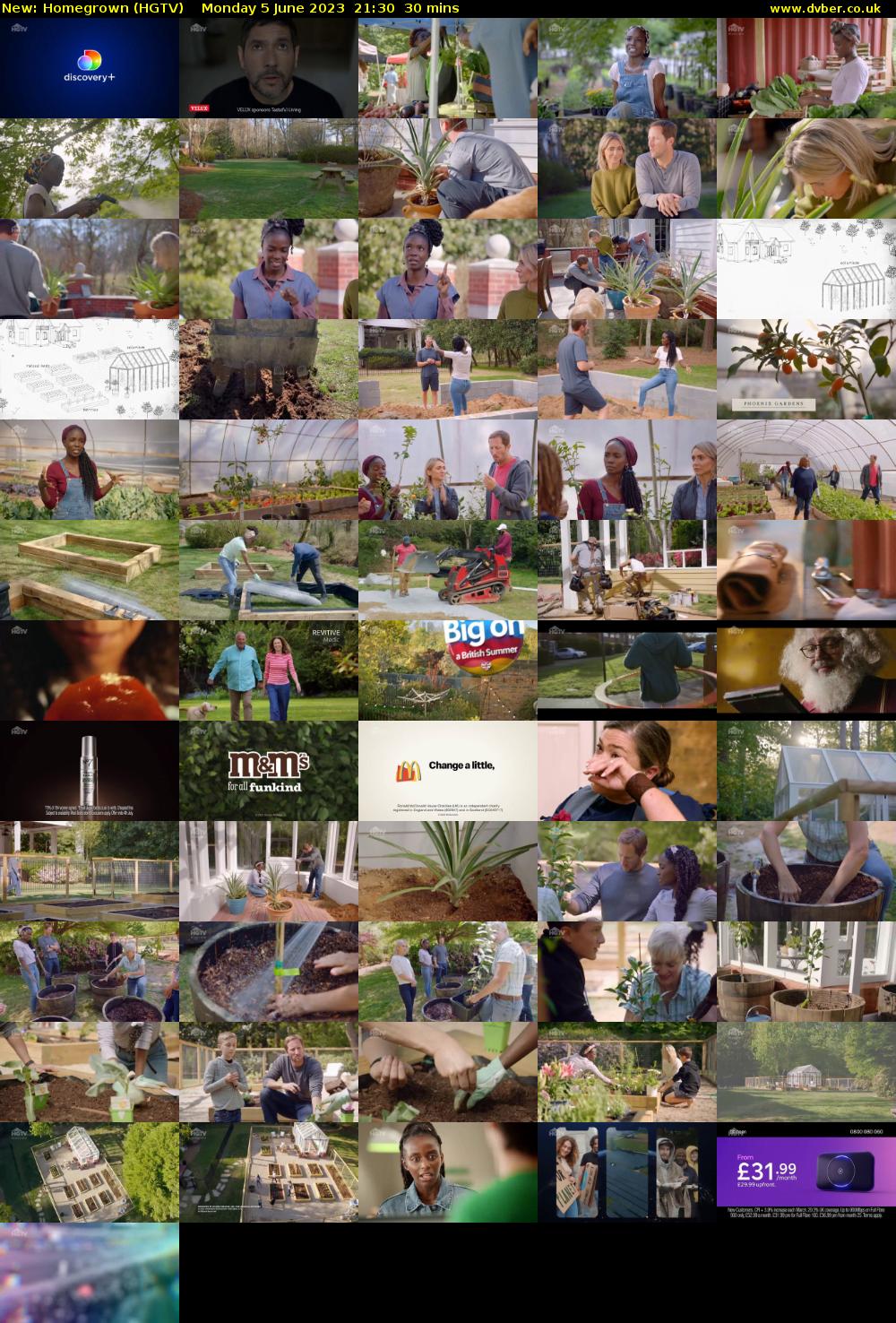 Homegrown (HGTV) Monday 5 June 2023 21:30 - 22:00