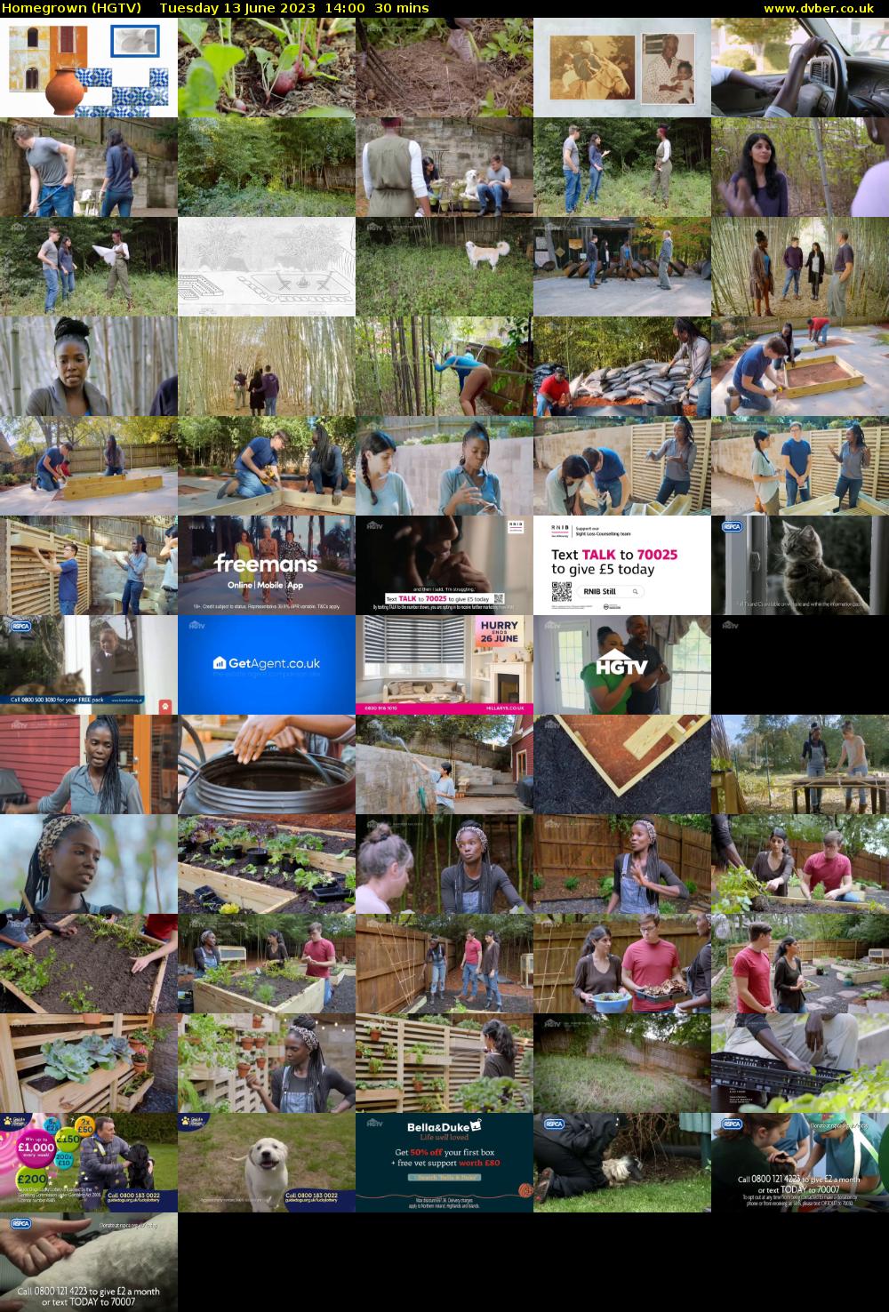 Homegrown (HGTV) Tuesday 13 June 2023 14:00 - 14:30