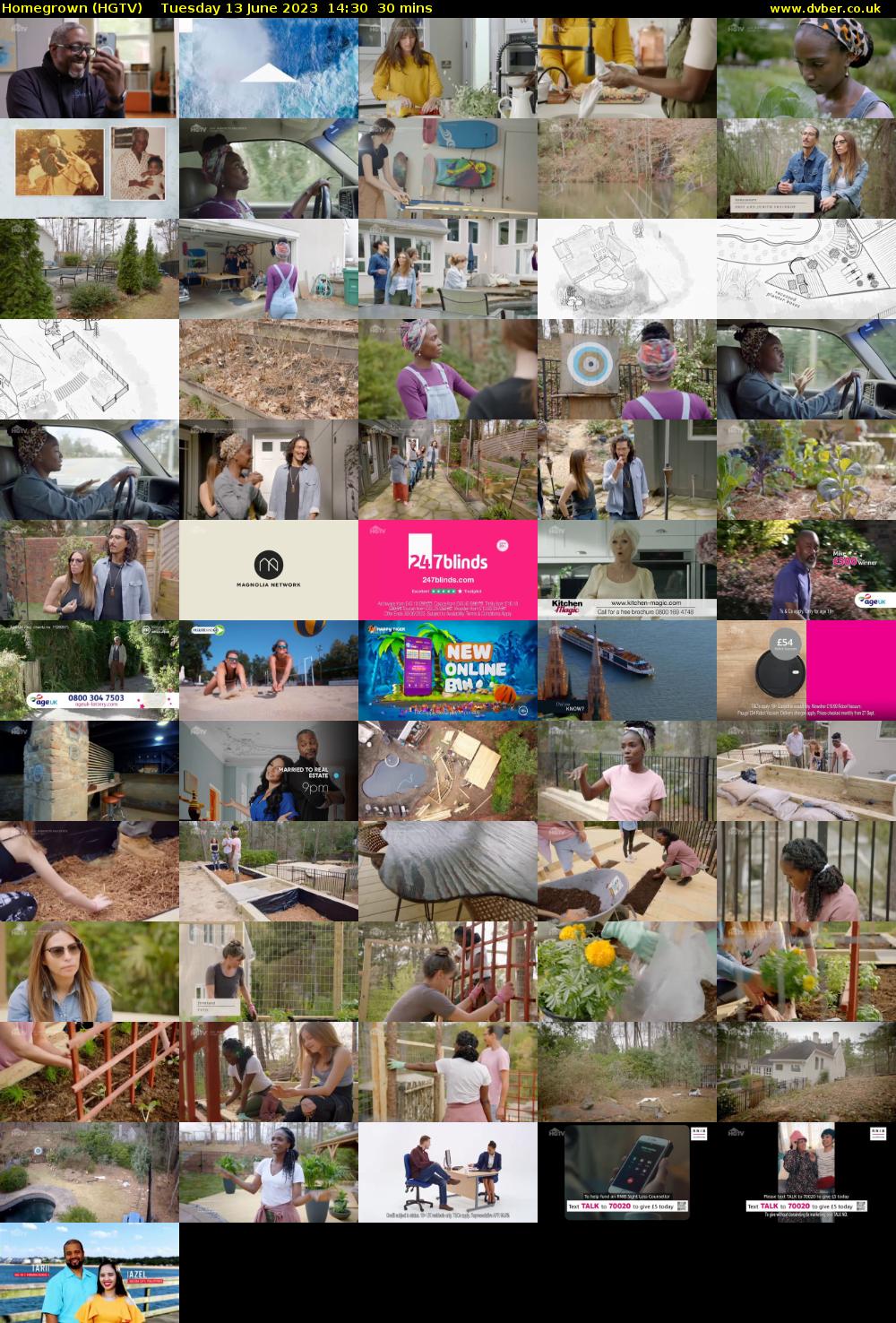Homegrown (HGTV) Tuesday 13 June 2023 14:30 - 15:00