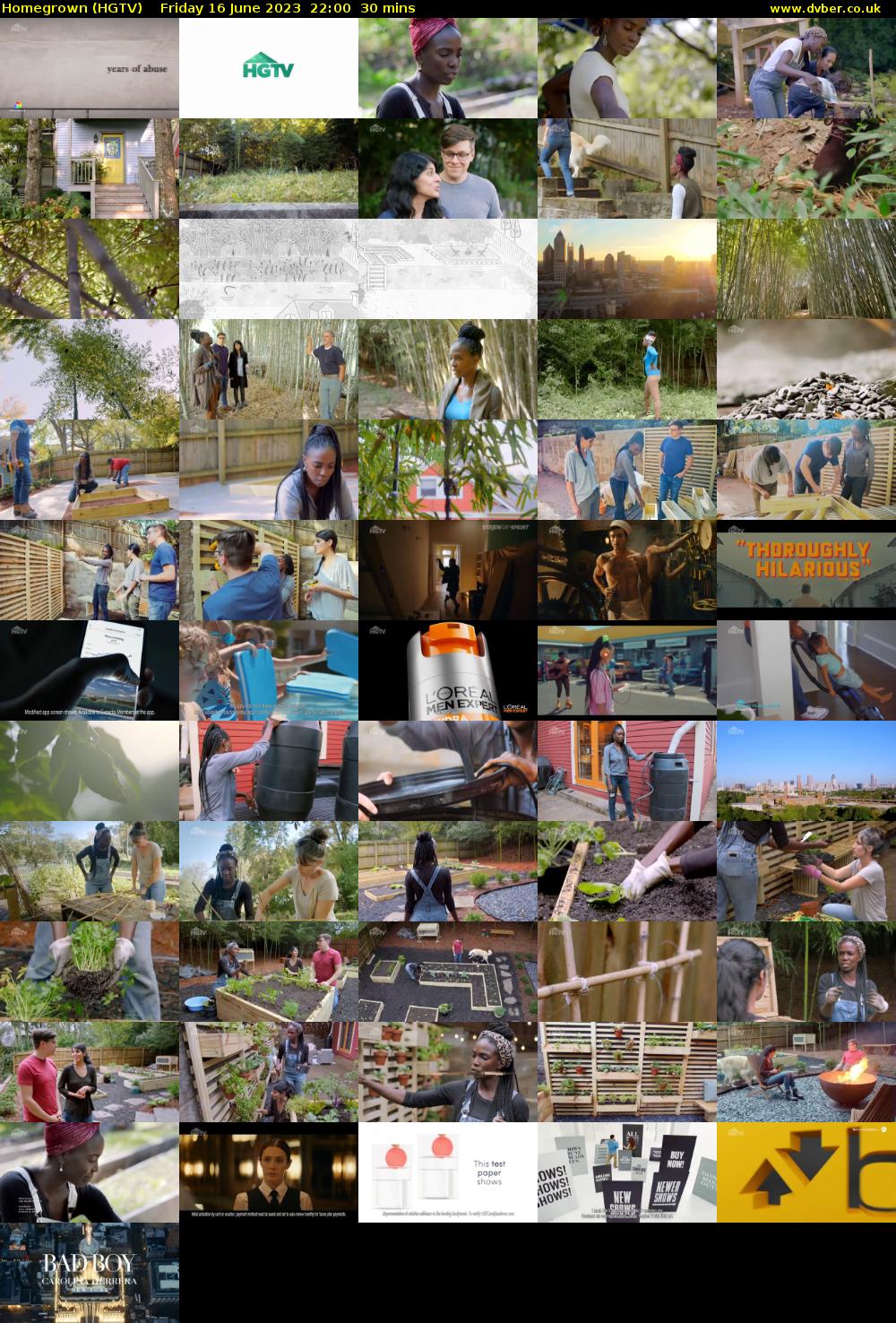 Homegrown (HGTV) Friday 16 June 2023 22:00 - 22:30