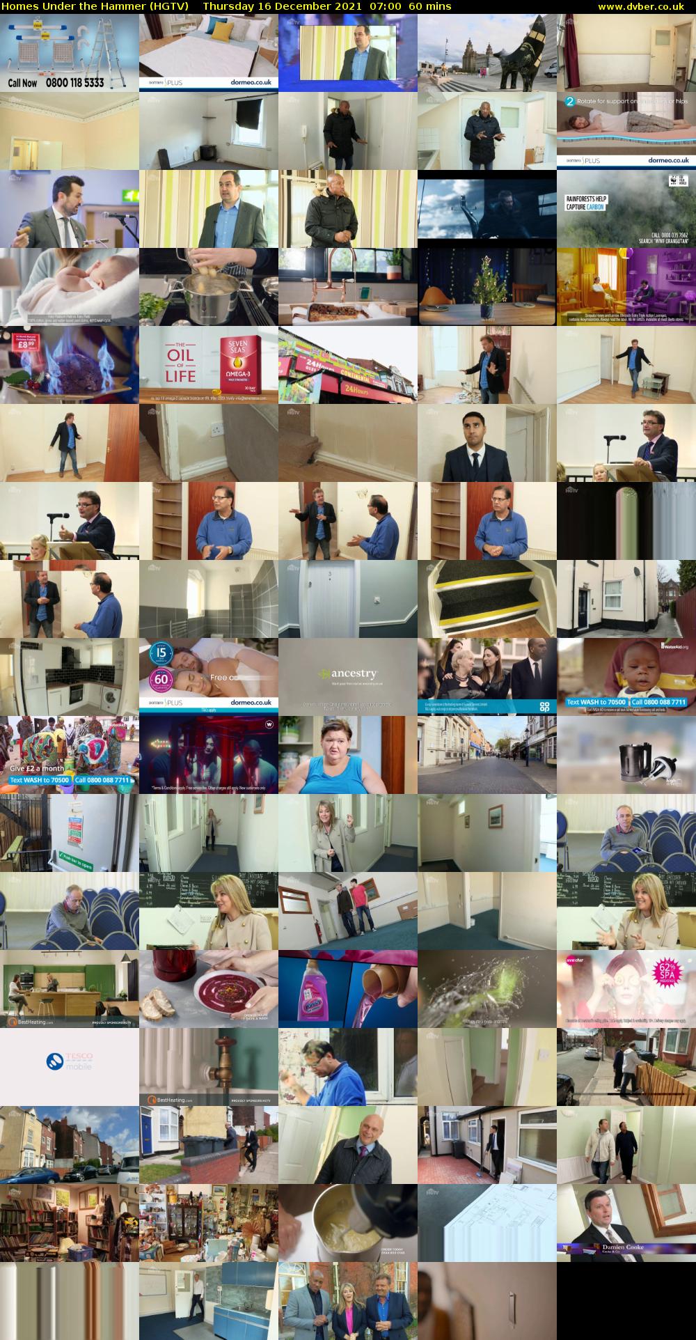 Homes Under the Hammer (HGTV) Thursday 16 December 2021 07:00 - 08:00