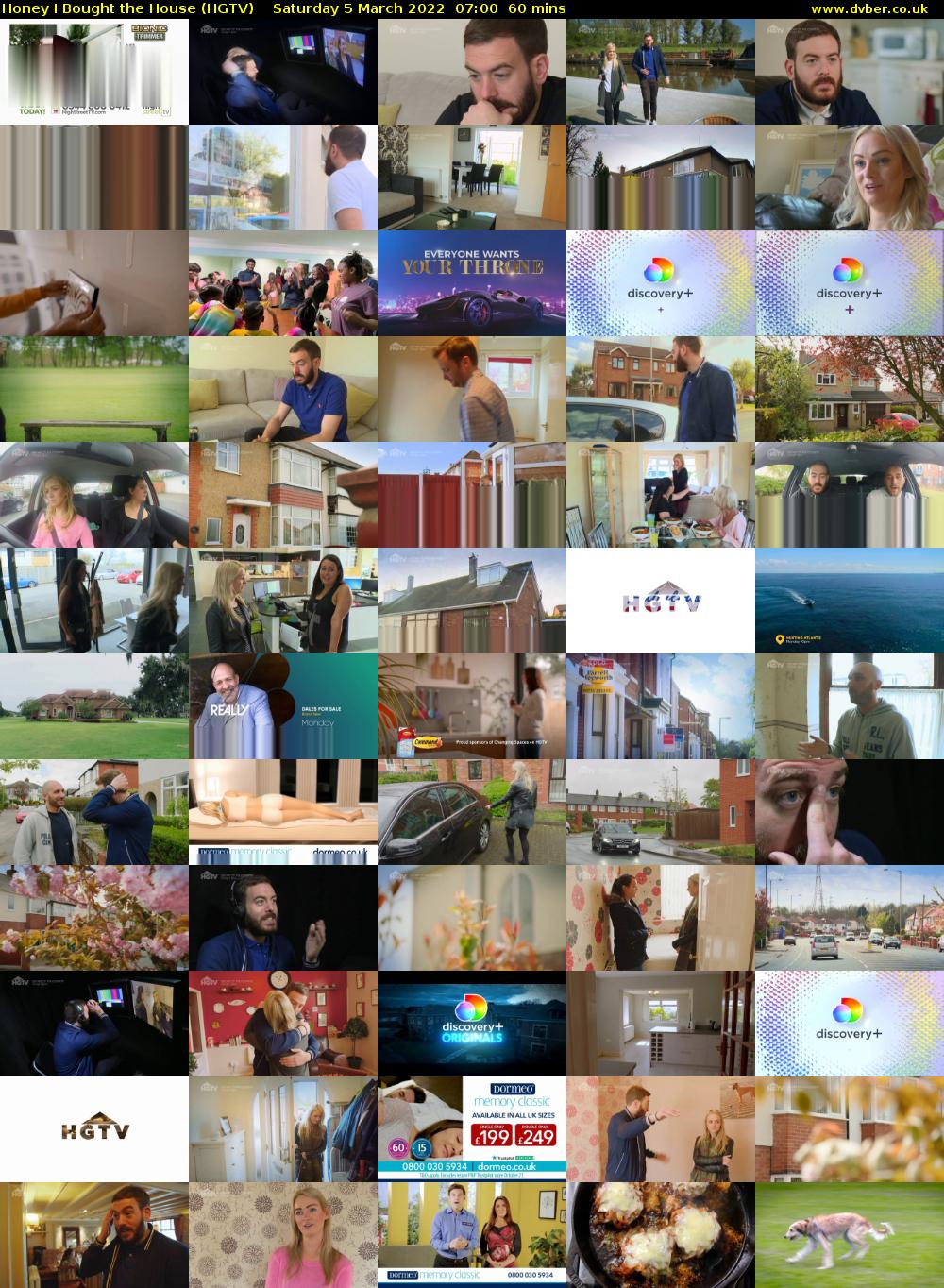 Honey I Bought the House (HGTV) Saturday 5 March 2022 07:00 - 08:00