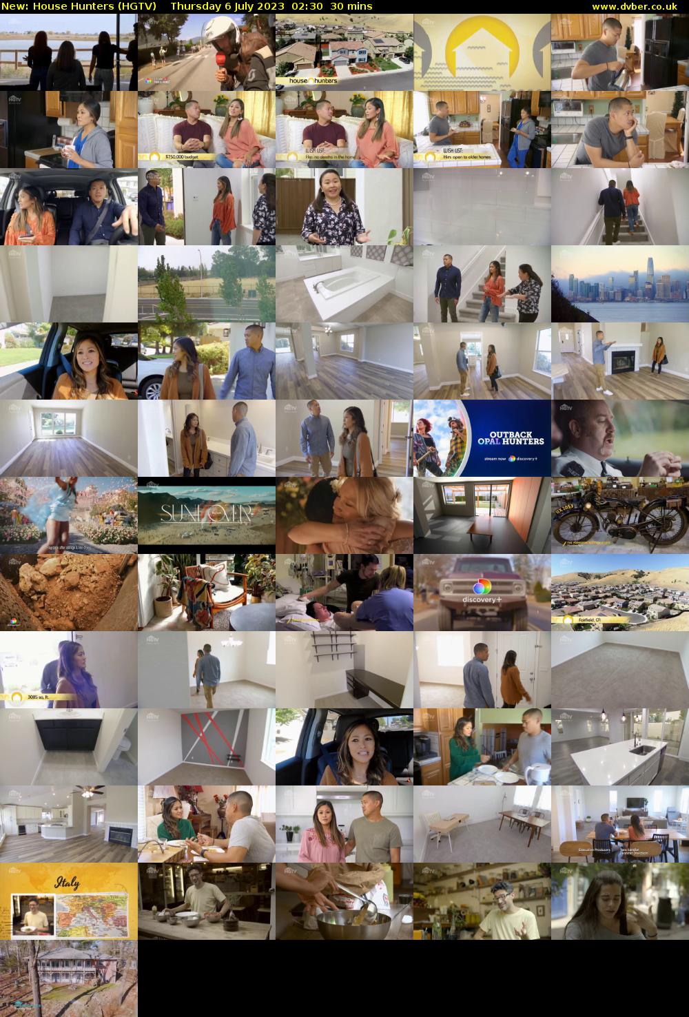House Hunters (HGTV) Thursday 6 July 2023 02:30 - 03:00