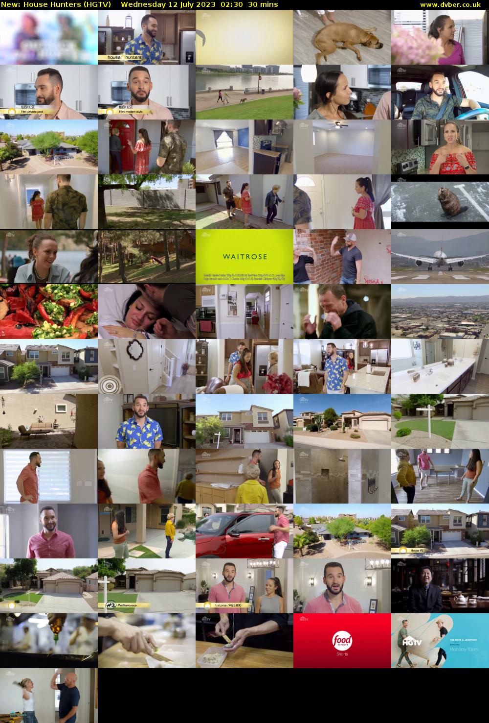 House Hunters (HGTV) Wednesday 12 July 2023 02:30 - 03:00