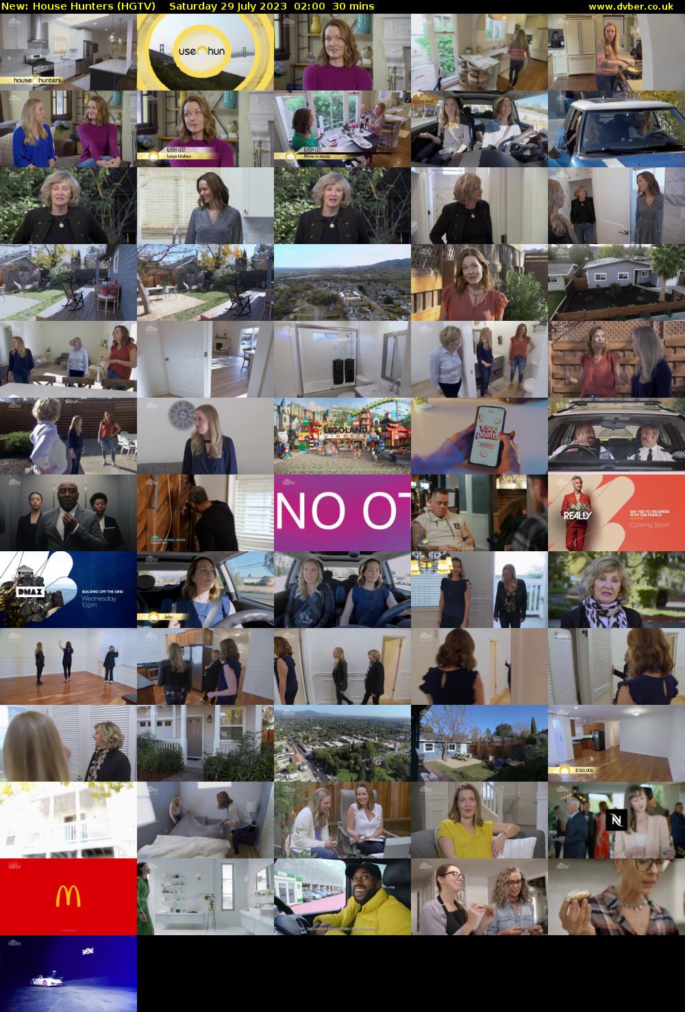 House Hunters (HGTV) Saturday 29 July 2023 02:00 - 02:30