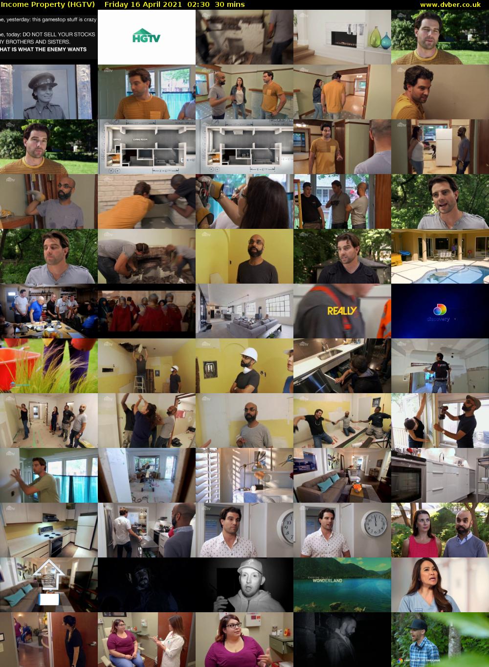 Income Property (HGTV) Friday 16 April 2021 02:30 - 03:00