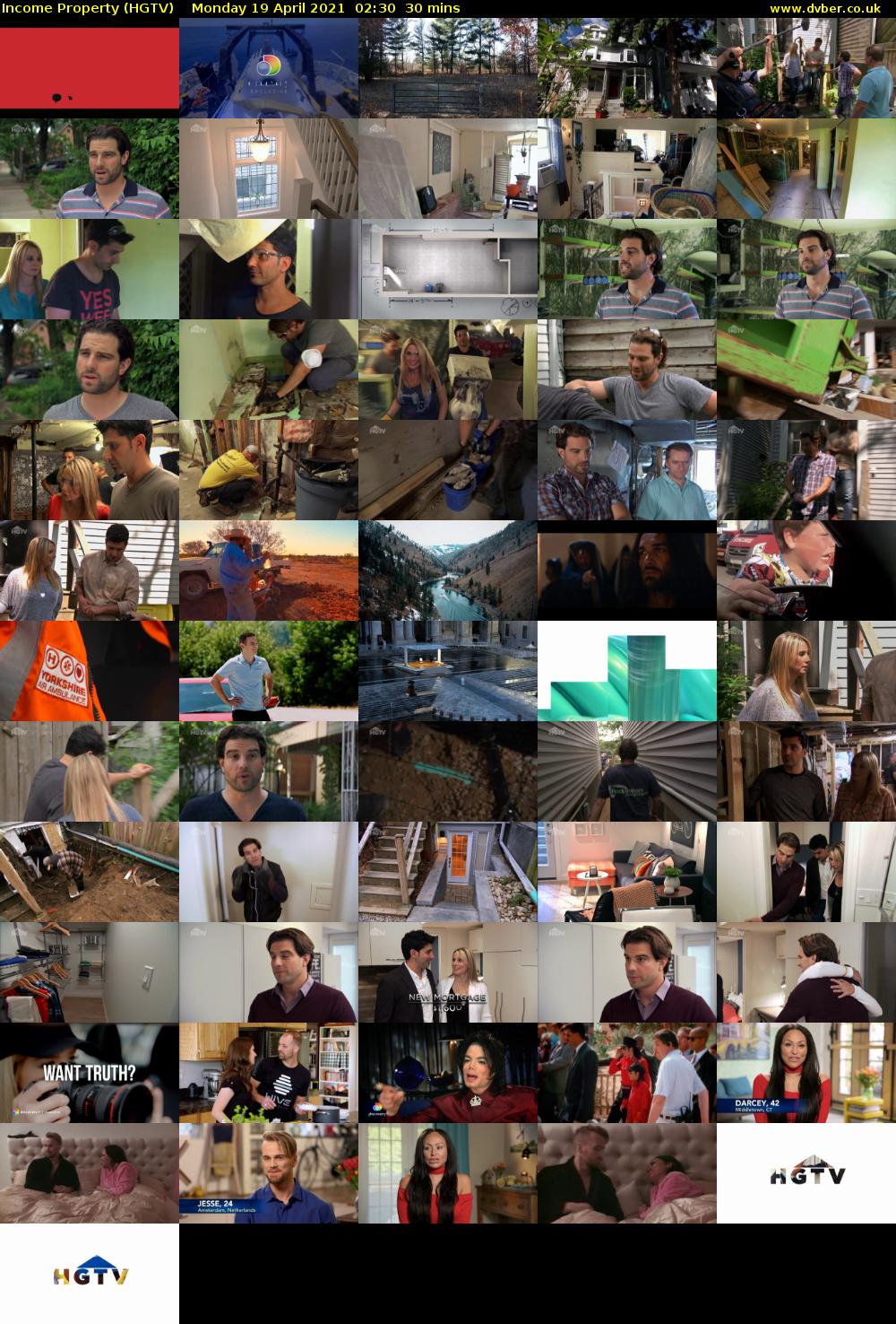 Income Property (HGTV) Monday 19 April 2021 02:30 - 03:00