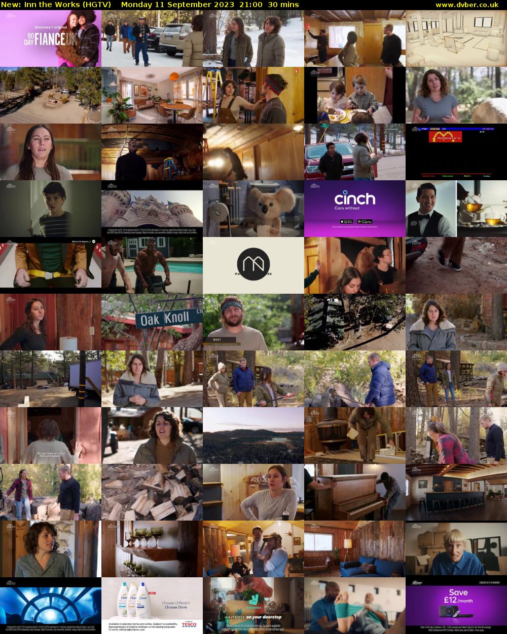 Inn the Works (HGTV) Monday 11 September 2023 21:00 - 21:30