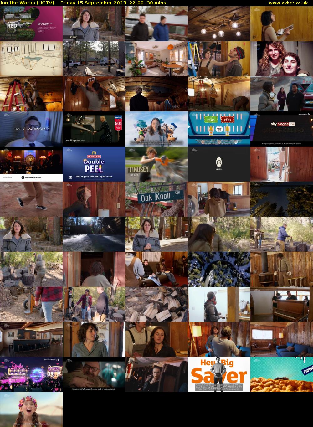 Inn the Works (HGTV) Friday 15 September 2023 22:00 - 22:30