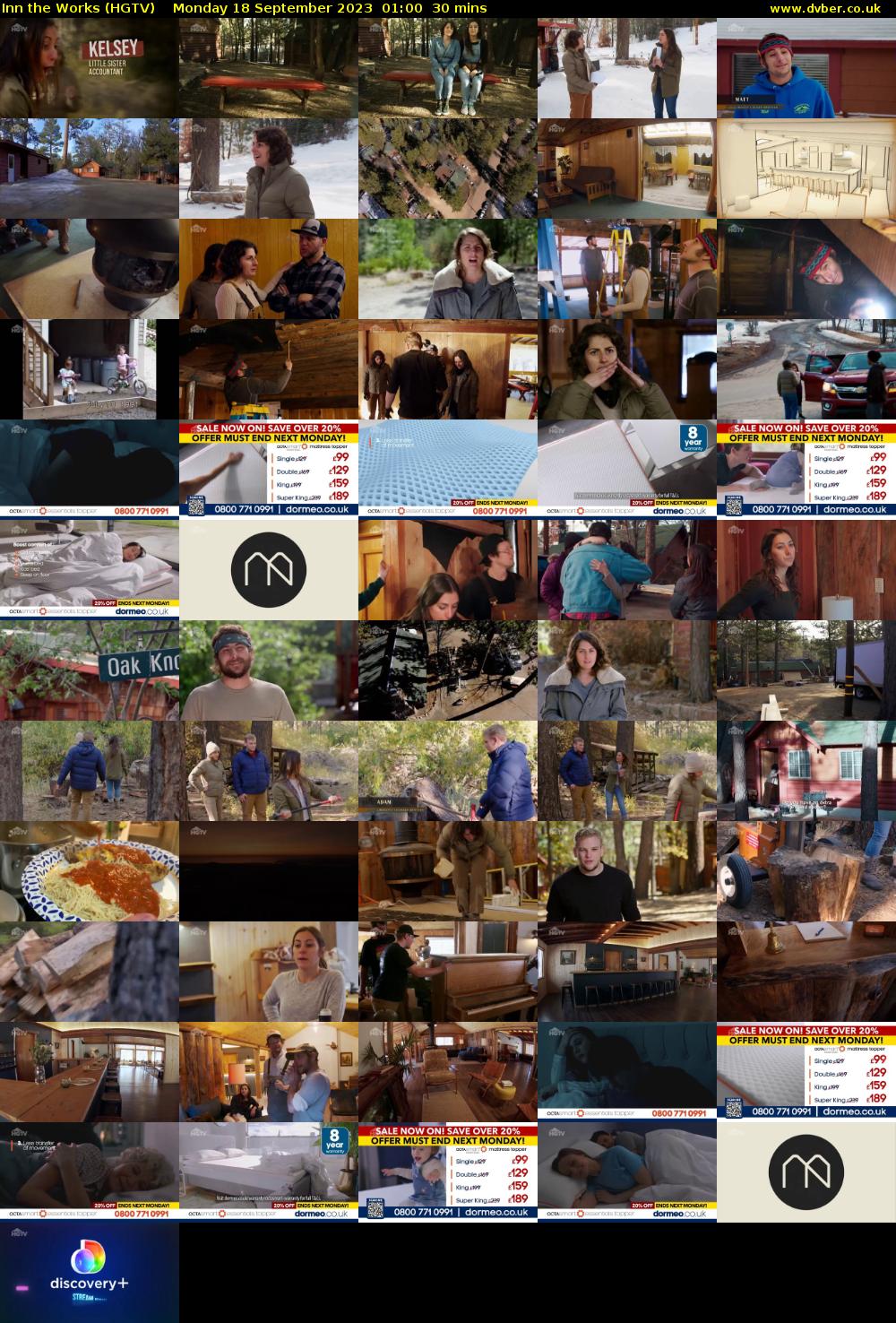 Inn the Works (HGTV) Monday 18 September 2023 01:00 - 01:30
