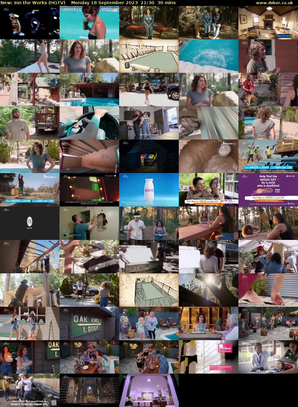 Inn the Works (HGTV) Monday 18 September 2023 21:30 - 22:00