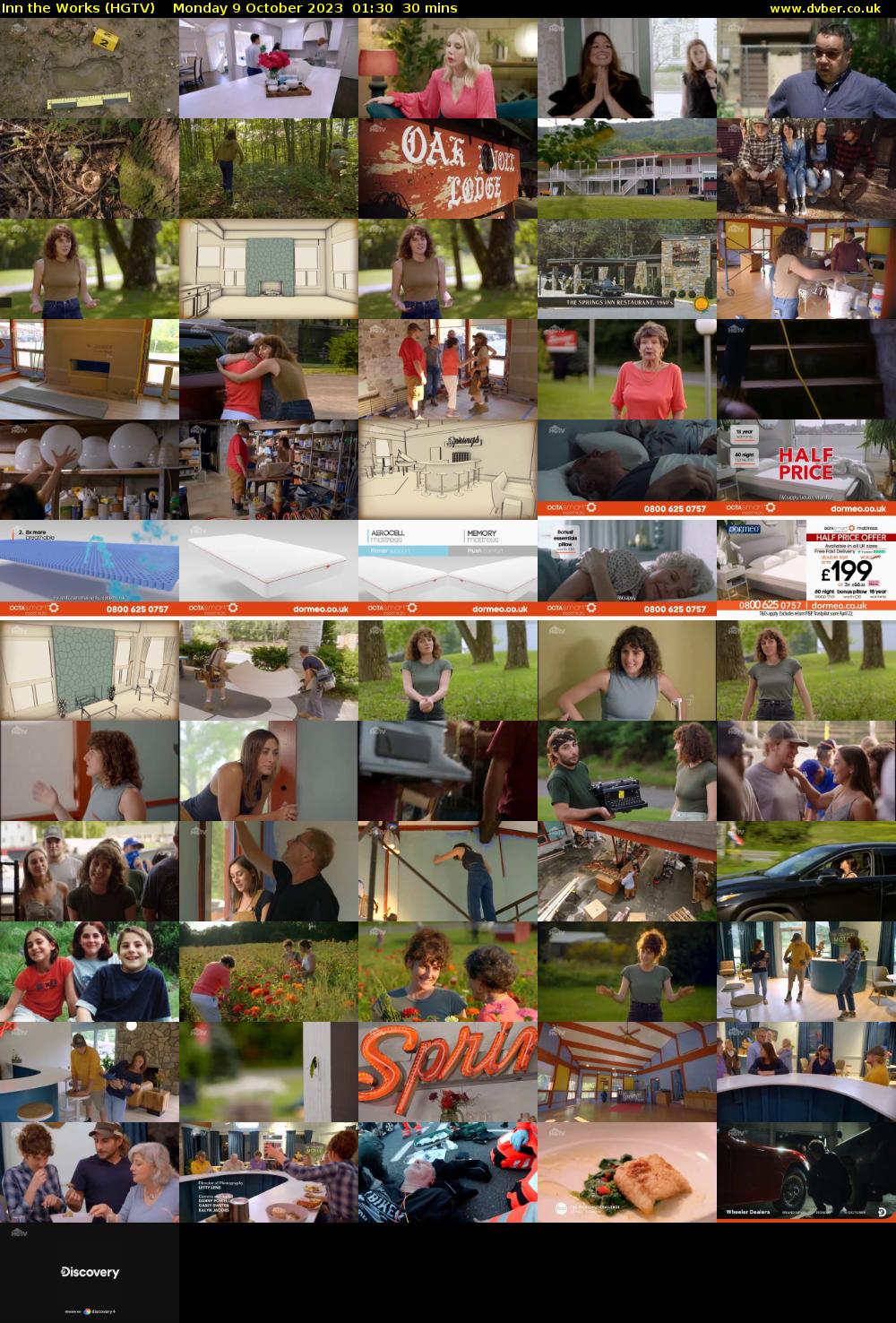 Inn the Works (HGTV) Monday 9 October 2023 01:30 - 02:00