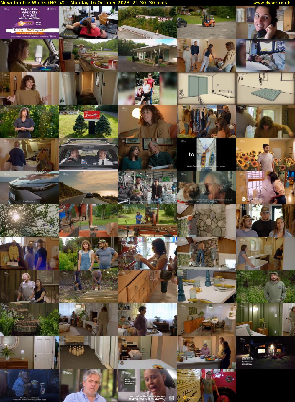 Inn the Works (HGTV) Monday 16 October 2023 21:30 - 22:00