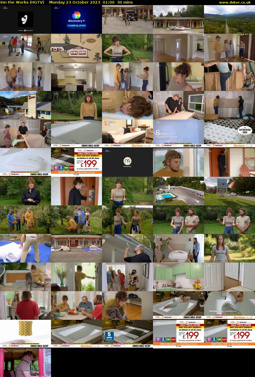 Inn the Works (HGTV) Monday 23 October 2023 01:00 - 01:30