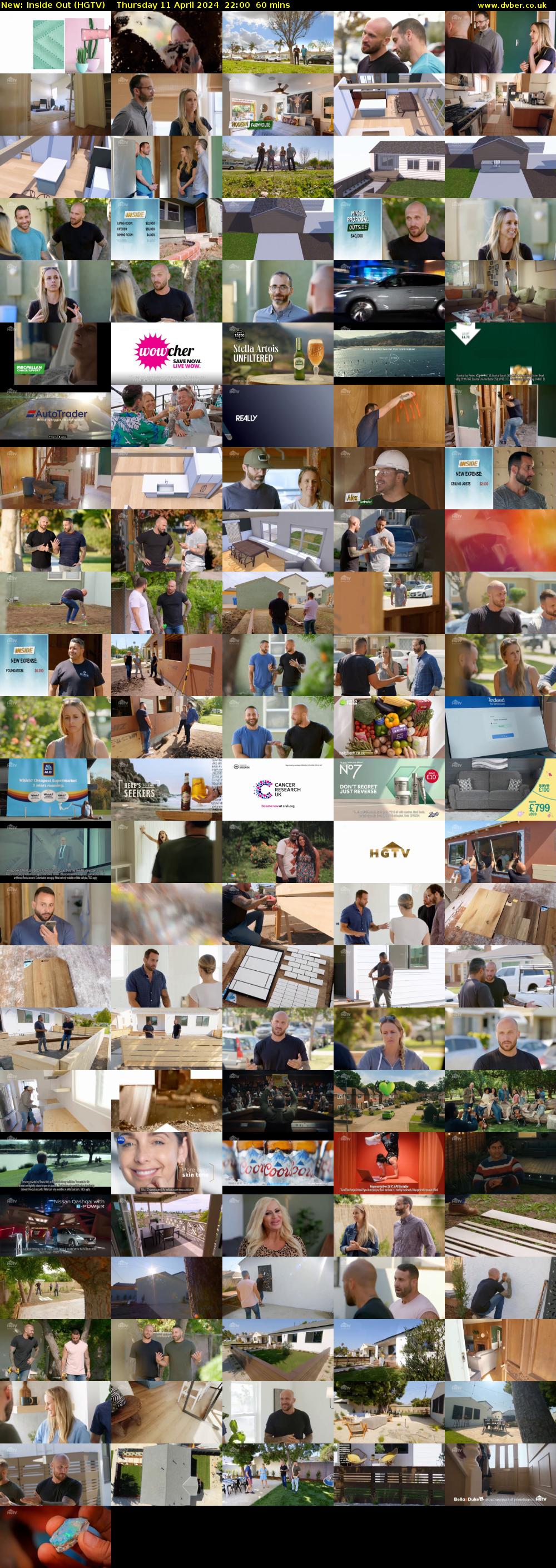 Inside Out (HGTV) Thursday 11 April 2024 22:00 - 23:00