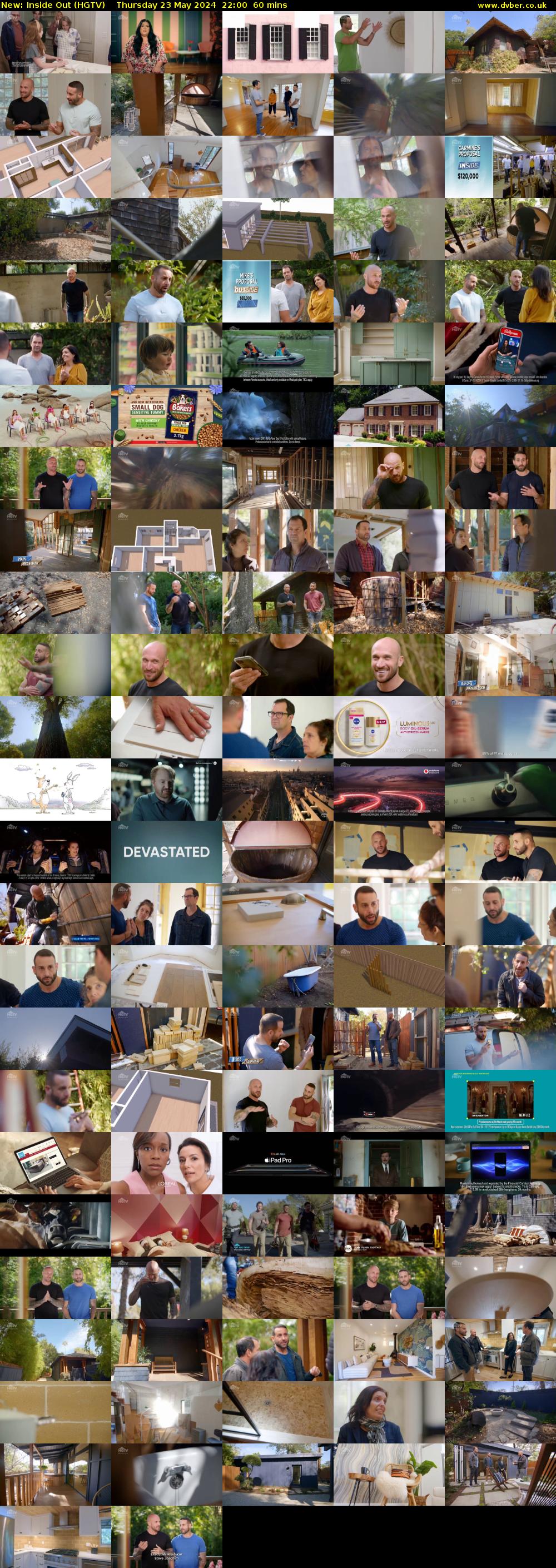 Inside Out (HGTV) Thursday 23 May 2024 22:00 - 23:00