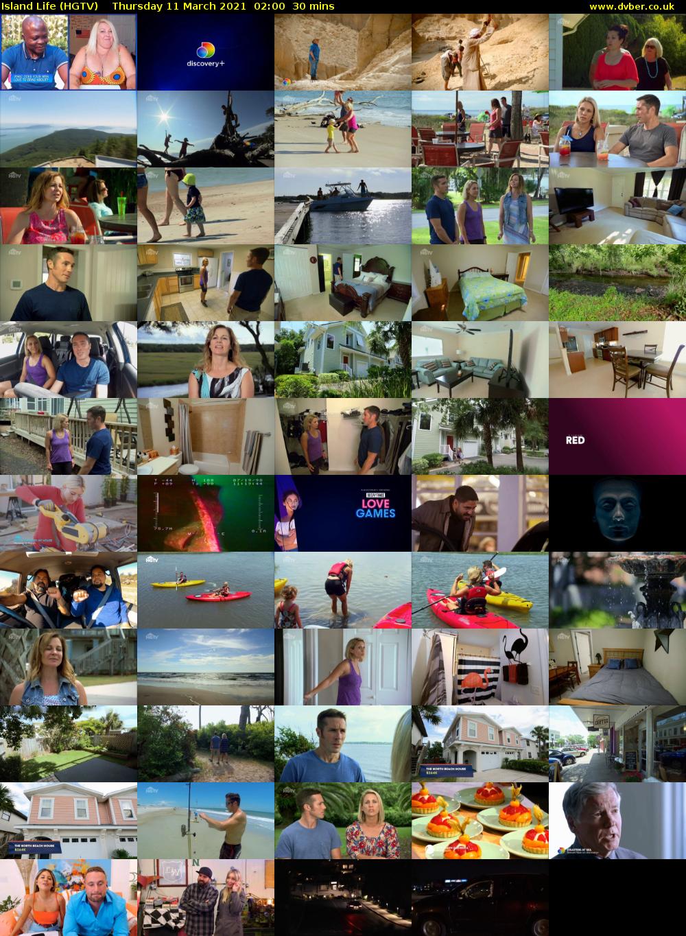 Island Life (HGTV) Thursday 11 March 2021 02:00 - 02:30