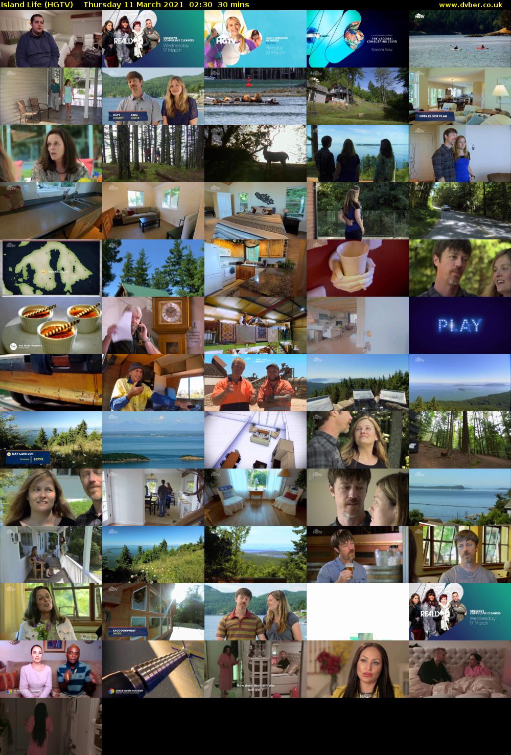 Island Life (HGTV) Thursday 11 March 2021 02:30 - 03:00