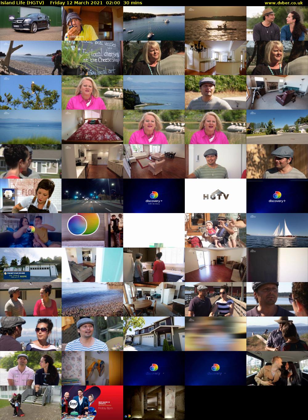 Island Life (HGTV) Friday 12 March 2021 02:00 - 02:30