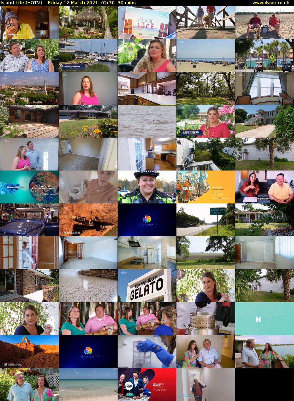 Island Life (HGTV) Friday 12 March 2021 02:30 - 03:00